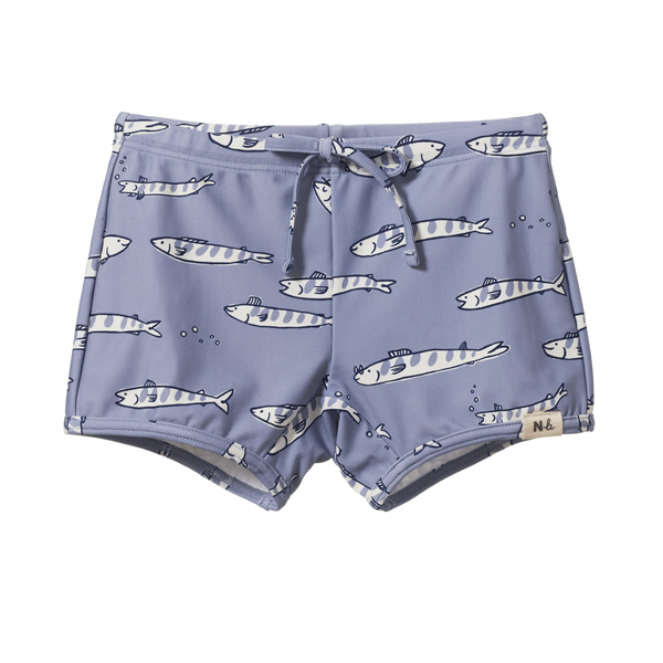 Nature Baby Splash Shorts South Seas Blue Print