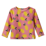 Nature Baby Splash Top Lemmony Rose Print