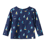 Nature Baby Splash Top Regatta Navy Print