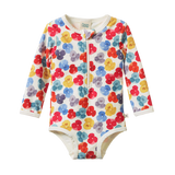 Nature Baby One Piece Bathing Swimsuit Painted Delphne Print
