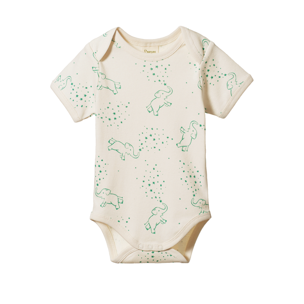 Nature Baby S/S Bodysuit Fairground Print