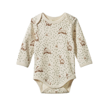 Nature Baby L/S Cotton Bodysuit Rabbitty Print