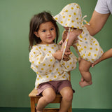 Nature Baby Petal Suit Summer Polka Dot Print