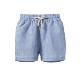 Nature Baby James Shorts Cotton Linen Blue Stripe
