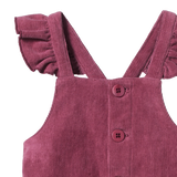 Nature Baby Orchard Overalls Cord Rhubard