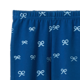 Nature Baby Legging Ribbons Blue Print