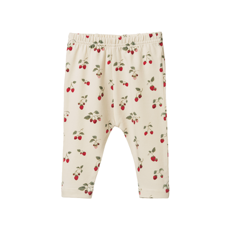 Nature Baby Legging Strawberry Blush Print