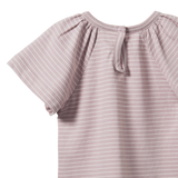 Nature Baby Faye Tee Lilac Pinstripe