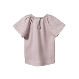 Nature Baby Faye Tee Lilac Pinstripe