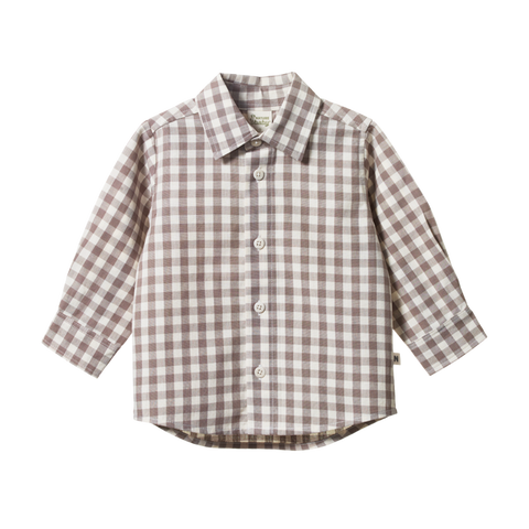 Nature Baby Ira Button Up Cub Check