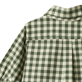 Nature Baby Ira Button Up Thyme Check
