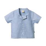 Nature Baby Guthrie Shirt Linen Stripe