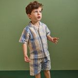 Nature Baby Guthrie Shirt Linen Clyde Check