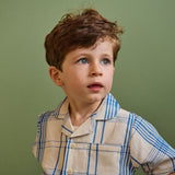 Nature Baby Guthrie Shirt Linen Clyde Check