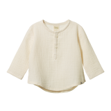 Nature Baby L/S Caravan Shirt Muslin Natural