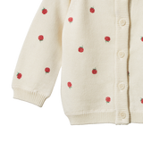 Nature Baby Piper Cardigan Raspberry Print