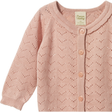 Nature Baby Piper Cardigan Rose Bud Pointelle