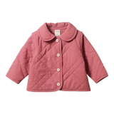 Nature Baby Marlo Quilted Coat Carnation