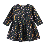 Nature Baby Twirl Dress Navy Pollyanna Print