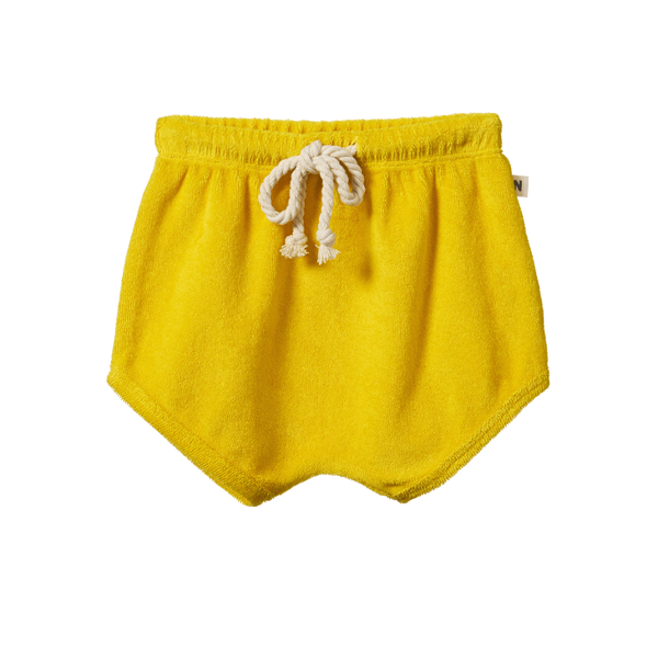 Nature Baby Terry Shorts Sunshine