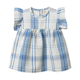 Nature Baby Bonnie Dress Linen Clyde Check