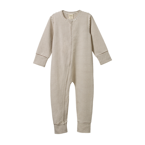 Nature Baby Dreamlands Suit Mushroom Pinstripe