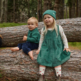 Nature Baby Amelia Pinafore Dress Pine