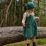 Nature Baby Amelia Pinafore Dress Pine