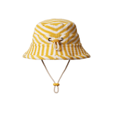 Nature Baby Bucket Sun Hat Terry Golden Sea Stripe