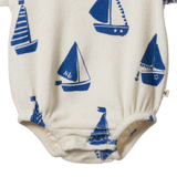 Nature Baby Juno Romper Terry Regatta Print