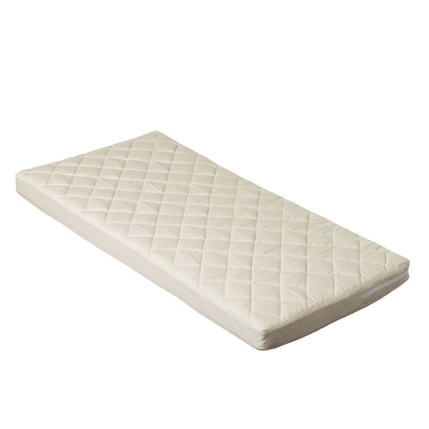 Nature Baby Quilted Wool and Latex Mattress Natural Bassinet