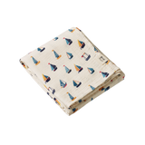 Nature Baby Muslin Wrap Regatta Print