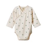 Nature Baby Long Sleeve Kimono Bodysuit Petit Pear