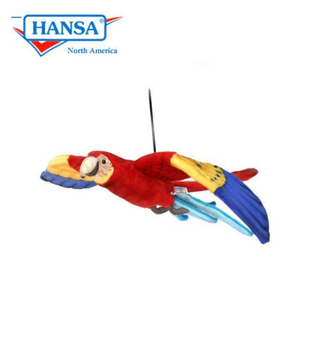 Hansa Scarlet Macaw Flying