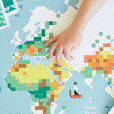 Poppik Creative Stickers - World Map