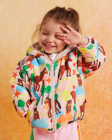Halcyon Nights Giddy Up Kids Puffer Jacket