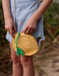 Acorn Ravello Lemon Straw Bag