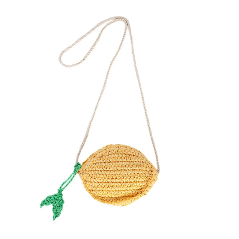 Acorn Ravello Lemon Straw Bag