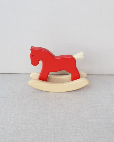 Bajo - Mini Rocking Horse - Red