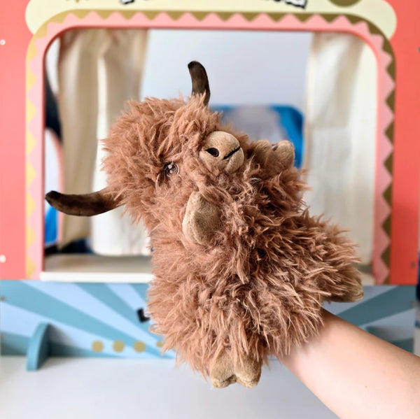 Eco Buddies Highland Cow Puppet