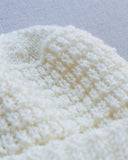 Knitted by Nana Merino Cuff Beanie Cream