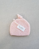 Knitted by Nana Merino Beanie - Pale Pink