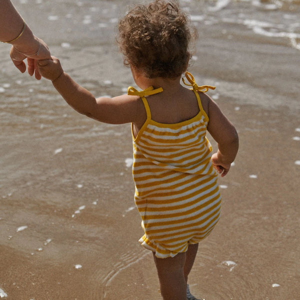 Nature Baby Sylvie Suit Golden Sea Stripe