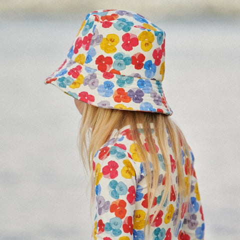 Nature Baby Splash Sunhat Painted Delphine Print