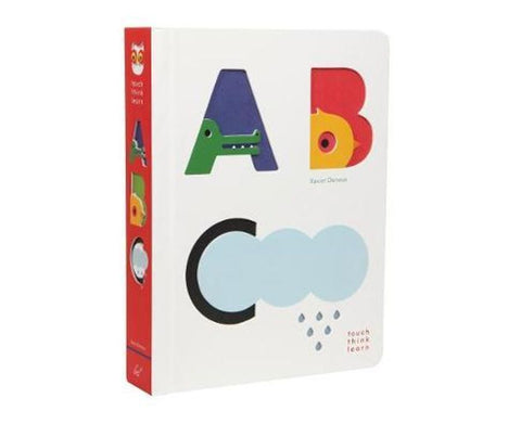 ABC Touch Think Learn Board Book by Xavier Deneux