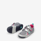 Plae Shoes Ty Velcro Trainer Hematite