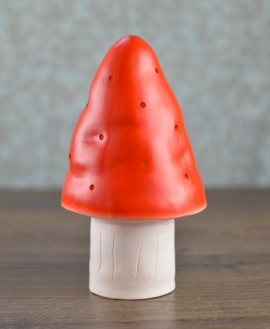 Heico Toadstool Night Light Lamp - Small - Red LED