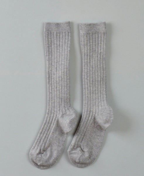 Condor Knee Hi Ribbed Sock (#221 Alumino Grey)