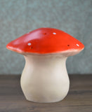 Heico Toadstool Night Light Lamp Large - Red LED