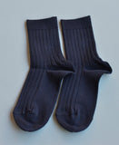 Condor Ankle Ribbed Sock (#480 Marino Navy)